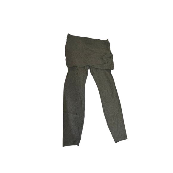 Cabi Fold-Over Waist Gray Leggings - Size S - Picture 1 of 7
